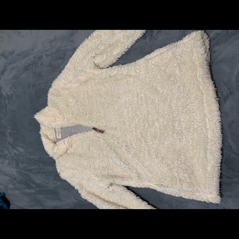 Weatherproof Quarter Zip fuzzy jacket